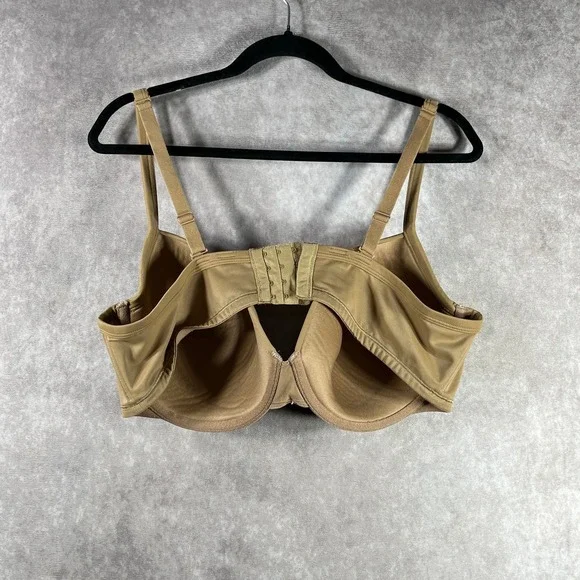 Lane Bryant Cacique Push Up Bra Womens Size 42DDD Brown Underwire Seamless - Picture 2 of 4